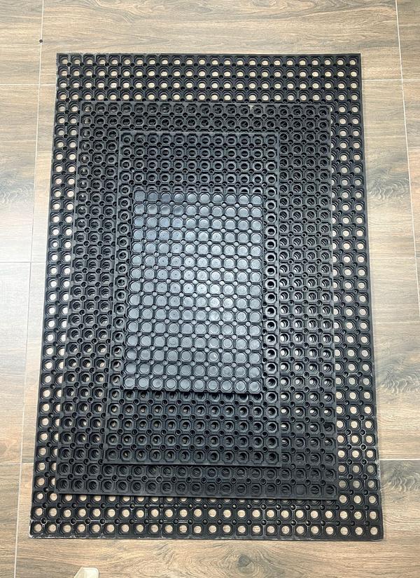 The Holo Door Mat is a modern, innovative entryway accessory designed to combine functionality with futuristic style. Featuring embedded holographic patterns, it creates dynamic visual effects that shift as you move. Crafted from durable, weather-resistant materials, it effectively traps dirt and moisture, keeping interiors clean. The non-slip backing ensures stability on various surfaces, enhancing safety. Beyond its practicality, the mat serves as a unique conversation piece, perfect for tech enthusiasts or contemporary home decor lovers. Easy to clean and maintain, the Holo Door Mat offers both aesthetic appeal and everyday utility, making it an eye-catching addition to any doorstep or entryway.