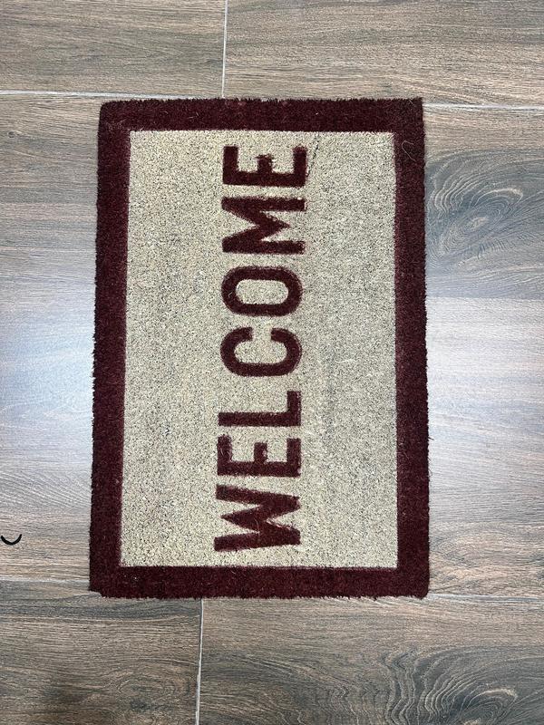 A coir door mat is a durable and eco-friendly mat made from the natural fibers of coconut husks. Known for its rough texture, it effectively scrapes dirt, mud, and debris from shoes, keeping interiors clean. Coir mats are biodegradable, making them an environmentally responsible choice. They are resistant to water and fungal growth, ensuring long-lasting use even in damp conditions. Often backed with PVC or rubber, they stay firmly in place. Coir mats come in various designs and can be customized with patterns or greetings, adding a welcoming touch to doorways while offering functionality and rustic charm to any entrance.