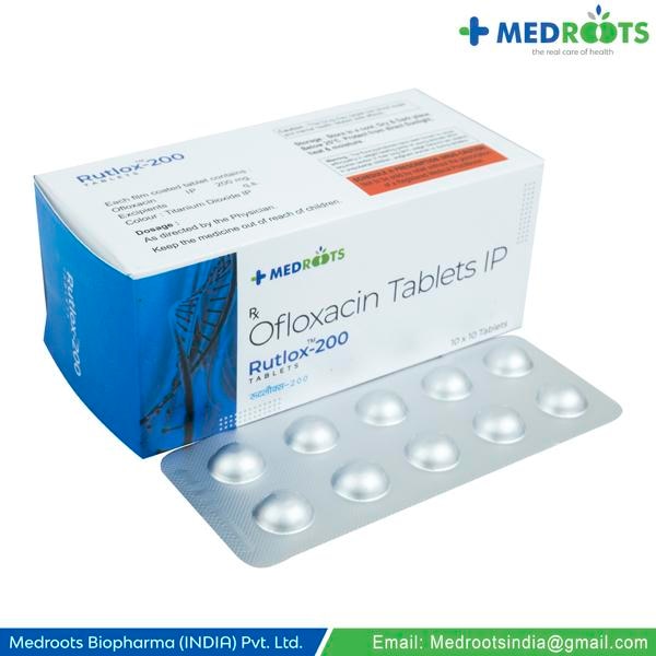 Ofloxacin 200mg Tablet is an antibiotic, used in the treatment of bacterial infections. It is also used in treating infections of the urinary tract, nose, throat, skin and soft tissues and lungs (pneumonia). It cures the infection by stopping the further growth of the causative microorganisms.