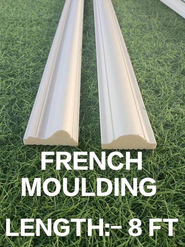 PVC French Moulding Beading₹ 400/PieceGet Latest PriceMaterial	PVCShape	RectangleSurface Finish	MatteColor Finish	WhiteWidth	25mmLength	8 Ft25mm PVC French Moulding Beading refers to a type of decorative trim or beading made from PVC (Polyvinyl Chloride) plastic, with a width of 225millimeters. This beading is commonly used in interior design to add a touch of elegance and detail to walls, doors, windows, or furniture.