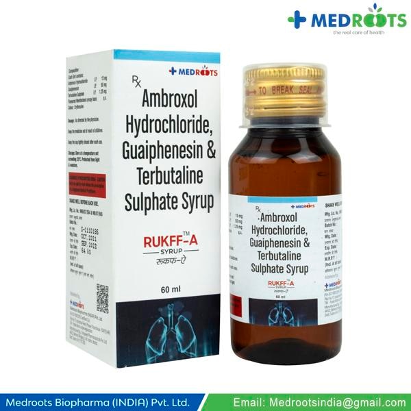 The combination of ambroxol 15 mg, terbutaline 1.25 mg, and guaifenesin 50 mg is used to treat productive coughs, particularly those associated with conditions like bronchitis, bronchial asthma, and emphysema. This combination helps thin and loosen mucus, making it easier to cough up.