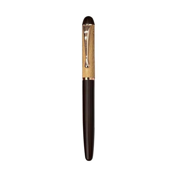 Submarine 1576 Personalised wooden Fountain Pen:Matte Finish Wood Pen - Designed with a smooth matte finish, this pen made of steam beech wood offers both comfort and a sophisticated look. Its two-colored design adds a touch of elegance.Medium Nib Size - The medium nib size ensures a smooth and consistent writing experience.Customized with Your Name - This exquisite pen is not just a writing instrument but a personalized symbol of your bond with your Name. Your Name name can be elegantly engraved on the pen.Blue Ink - Comes with blue ink, ideal for both classic and professional writing tasks.Comes with 2 Cartridges and a Converter: It comes with two ink cartridges and a converter, providing flexibility for both immediate use and long-term ink preferences.Nib Perfection:Nib Size Medium 0.5mmExperience the art of writing with the precision-engineered nib of the Submarine Fountain Pen. The fountain pen nib glides effortlessly across paper, providing a unique writing experience that caters to those who appreciate the tactile feedback and expressive qualities of fountain pens.