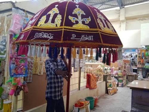 Visit our Stainless Steel Utensils Shop in Madurai for a wide variety of premium kitchenware and traditional pooja items. Our collection includes Indian Temple Umbrella, Brass God Face, Brass Polished Thiruvachi, Brass God Singhasan for home temples, and Antique Wooden Kavadi for religious processions. Discover unparalleled craftsmanship, tradition, and quality—all under one roof.'
