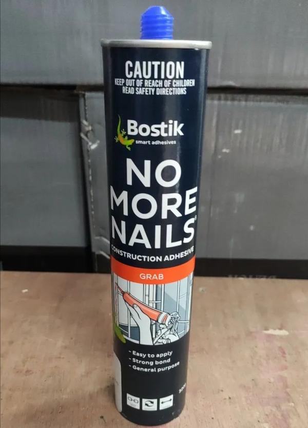 No Nail' Silicone Adhesive typically refers to a type of construction adhesive or sealant that is designed to bond materials together without the need for nails or screws. These adhesives are often silicone-based or polymer-based and used in construction or DIY projects for bonding things like wood, metal, tiles, plastic, or glass.

Key Features:
Nail-free bonding: Eliminates the need for mechanical fasteners.

Flexible and waterproof: Silicone variants are often flexible and highly water-resistant.

Gap-filling: Can bond uneven surfaces.

Interior & exterior use: Many formulas are weather-resistant.

Common Uses:
Wall paneling

Skirting boards

Decorative trim

Bathroom and kitchen fixtures

Mirrors and tiles

Types:
Silicone-based adhesive: Best for non-porous surfaces like glass, ceramic, or metal.

Polymer or hybrid adhesives (e.g., MS Polymer): Stronger and more versatile—can bond porous and non-porous materials.

Acrylic-based: Usually for lighter tasks and indoor use.