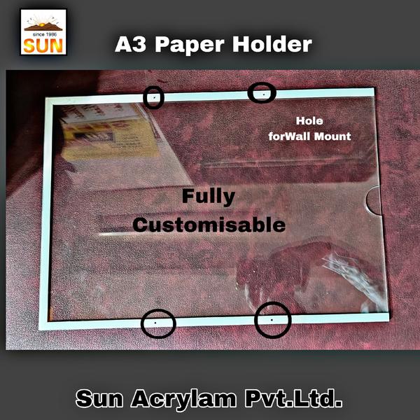 Ppaper Holder A3 Wall Mount