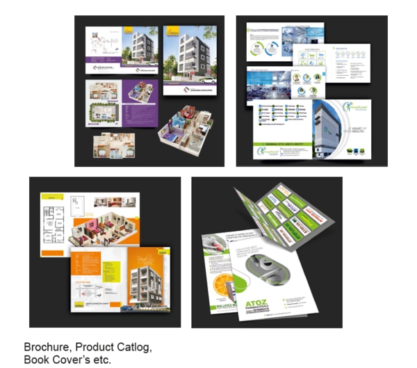 Brochure, Product Catlaog, Book Cover’s