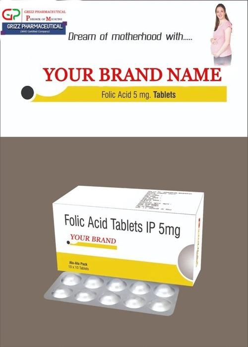 Folic acid tablets prevent and treat low levels of vitamin B9 in your body. This vitamin helps form red blood cells, maintains your brain health and supports a healthy pregnancy. You can take these tablets my bout with a glass of water as directed. Take each dose at regular intervals.