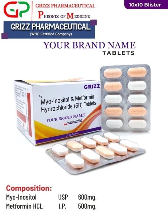 Metformin+myo Inositol is a combination medicine used to treat polycystic ovary syndrome (PCOS). Polycystic ovary/ovarian syndrome is a hormonal disorder that causes enlarged ovaries with numerous small follicles. Symptoms include irregular periods, excess hair growth, acne, and obesity.