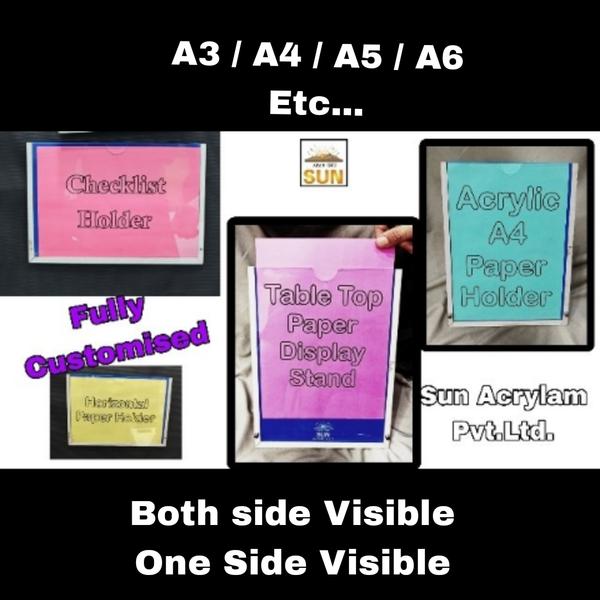 Paper Check List Holder