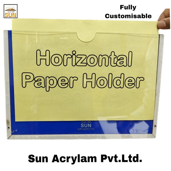 Horizontal Paper Display Stand