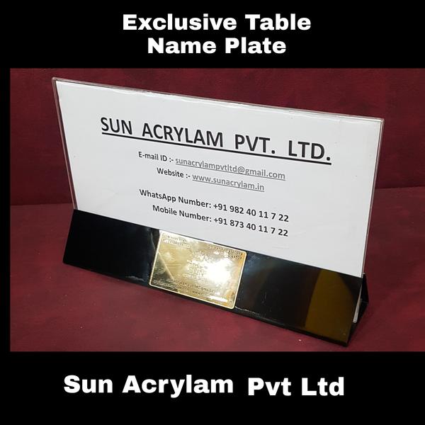 Changeable Paper Name Plate