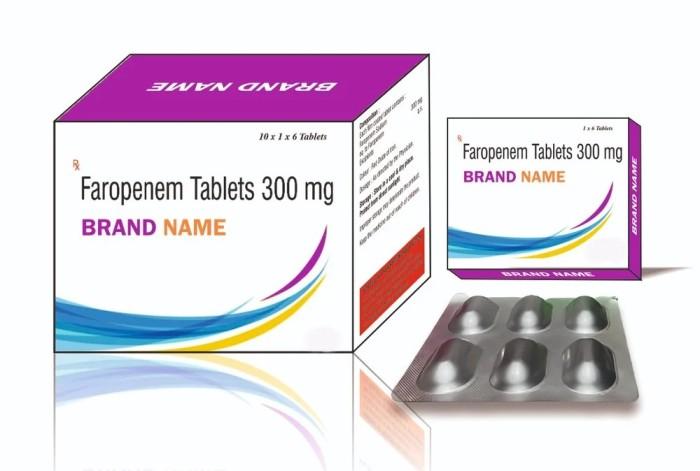 Faropenem is used in the treatment of bacterial infections. It treats infections of respiratory and urinary tract. Faropenem is an antibiotic. It kills bacteria by preventing them from forming the bacterial protective covering (cell wall) which is needed for them to survive