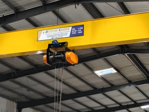 Where Electric Wire Rope Hoist are used?General ManufacturingAutomobile IndustryMetal Products ManufacturingService and MaintenanceAll the parts accessories for our hoists and cranes are manufactured by Amsak CranesWe provide dedicated support 24*7 for all the equipment’s that we supply.We take up annual maintenance contracts (AMC) for your assistance.Contact Now +91 8825924198.Arrow Crane, a leading manufacturer based in Coimbatore, specializes in the production of high-quality Electric Wire Rope Hoist.Electric Wire Rope Hoists and Crab Units up to 100 Tonnes supplied from Arrowcranemhe Cranes. We supply, install and repair all types of Wire Rope Hoists with up to three speed formats and an array or suspension formats.Types of Electric Wire Rope Hoist:Fixed Position Wire Rope Hoists- Manufactured for basic installations where the hoist will be in a static position, most can be upgraded to feature a trolley at a later date.Monorail Wire Rope Hoists- Designed to travel horizontally along a beam with a standard headroom configuration.Low Headroom Electric Wire Rope Hoists- Designed to gain the maximum hook path in applications where the headroom is low or where hoist dimensions need to be kept ‘Low Profile’ bringing the hook right up to the beam.Twin Beam (Crab Units) Electric Wire Rope Hoists- suitable for dual girder Overhead Cranes where the hoist sits on top of the girders instead of running along the bottom flange like the other variations. This also allows maximum hook path and higher capacities.Our range of Electric Wire Rope Hoists can be supplied with one, two or three speeds of operation with capacities up to 100 Tonnes featuring innovative design and state of the art components to ensure maximum safety and efficiency.