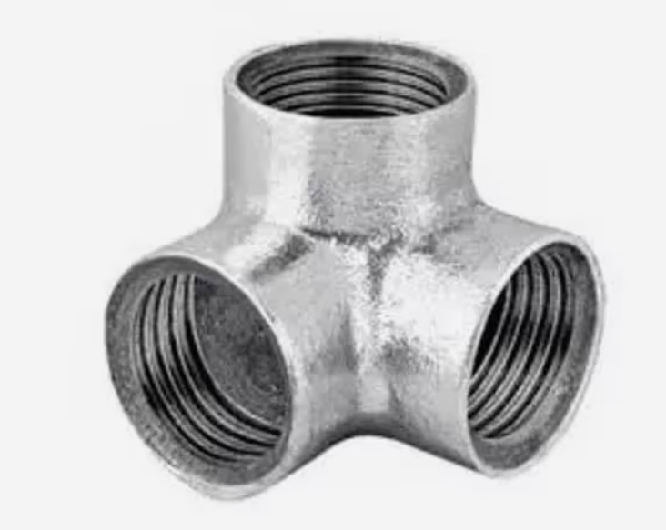 Introducing our 1/2 inch Reducing Three Way GI Tee, a versatile and durable pipe fitting designed to enhance your plumbing system. Crafted from high-quality GI material, this tee guarantees longevity and reliable performance. Its precise measurements ensure a seamless fit, making installation a breeze. The red color adds a touch of vibrancy to your plumbing setup while maintaining a professional look. This tee comes in a box packaging, ensuring its safety during transportation. Ideal for various applications, rely on our 1/2 inch Reducing Three Way GI Tee to provide excellent functionality and durability to your plumbing needs.