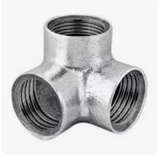 Introducing our 1/2 inch Reducing Three Way GI Tee, a versatile and durable pipe fitting designed to enhance your plumbing system. Crafted from high-quality GI material, this tee guarantees longevity and reliable performance. Its precise measurements ensure a seamless fit, making installation a breeze. The red color adds a touch of vibrancy to your plumbing setup while maintaining a professional look. This tee comes in a box packaging, ensuring its safety