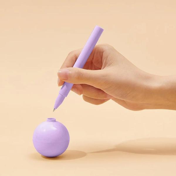 Colorful Candy Design: The Kaco Lollipop Desktop Pen features a colorful candy design that adds a touch of fun to your workspace.Sturdy Circle-Type Cap: The pen's circle-type cap is sturdy and keeps your pen secure on your desk.Double writing length of standard requirement- up to 800 meters.Ergonomic Body Design: The ergonomic body design makes the pen comfortable to use, even during long writing sessions.Specially Formulated Pigment Ink: The pen uses a specially formulated pigment ink that is water-resistant and fade-resistant.Soft Touch: The pen's soft-touch grip ensures a comfortable writing experience.Quick-Drying Black Ink: The quick-drying black ink ensures that your writing stays neat and smudge-free.