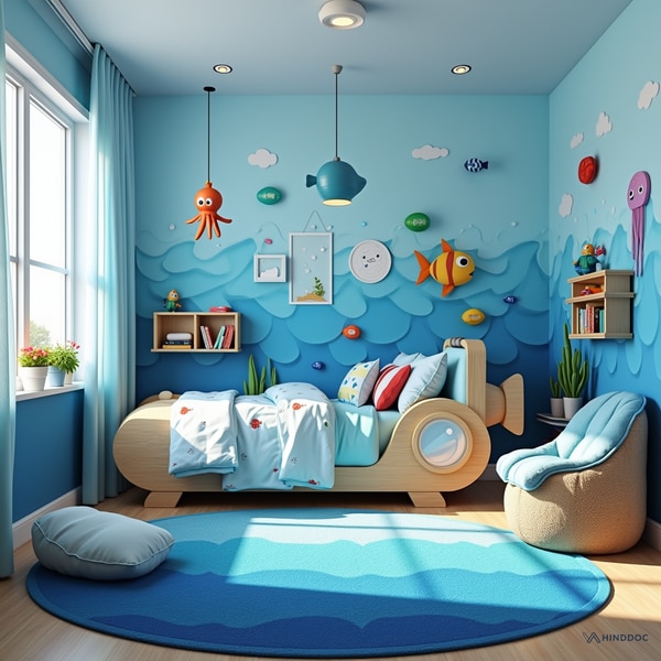 Kids' interior design focuses on creating spaces for children that are both functional and stimulating, often incorporating elements of fun, safety, and personal expression. It involves thoughtful planning to ensure the space meets the needs of the child while reflecting their unique personality and interests. ''Best interiors in Trichy''''Best modular kitchen in Trichy''
