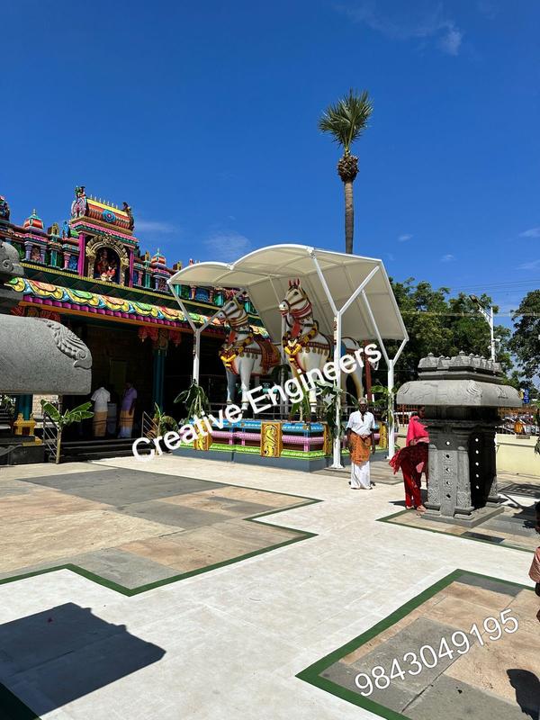 We Creative Engineers Provide Tensile structure roofing with a  modern architectural solution that combines aesthetic appeal with structural efficiency. Ideal for commercial, industrial, and recreational spaces, these lightweight yet durable structures offer a unique blend of form and function.