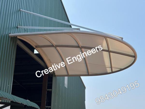 We Creative Engineers Provide Tensile Structure Fabric with a  modern architectural solution that combines aesthetic appeal with structural efficiency. Ideal for commercial, industrial, and recreational spaces, these lightweight yet durable structures offer a unique blend of form and function.