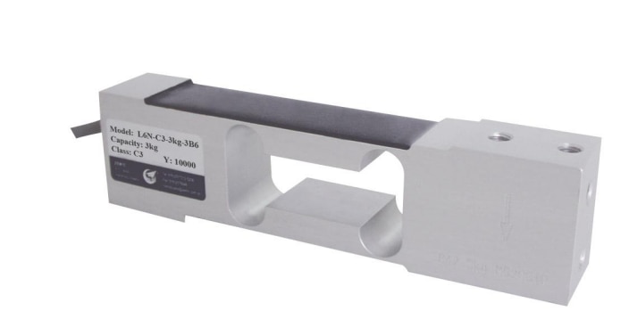 • Aluminium-alloy IP65 single point load cell Test certificate no. D09-06.11 Rev. 1• Colourless anodized Test certificate no. TC12195 Rev. 0• Suitable for single or double load cell structured C of C no R60/2017-A-NL1-22.10platform scales• Recommended maximum platform size: 400 x 400 mm 