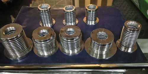 With an experience of years in the market, we are manufacturers and suppliers of  Miniature Stainless Steel Bellow. Its working principle generally involves usage of their elastic scaling, to compensate the axial, angular and combined compensation due to pipes thermal deformation. To ensure excellent quality products are delivered, it goes through various quality tests under the guidance of experts. It is also highly appreciated in the market for its sturdy structure, corrosion resistance, temperature resistance, impact resistance, and anti-vibration noise reduction. Miniature Stainless Steel Bellow is also preferred more for reducing pipe deformation and prolongs the service life of pipelines.