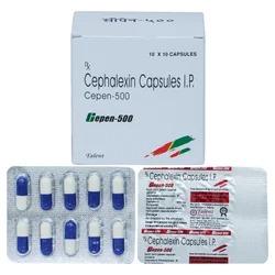Medicine Type	AllopathicForm Of Medicine	CapsulePackaging Type	BLISTERPackaging Size	10X10Type of Product Range	Anti-BacterialsCephalexin 500 Mg capsule