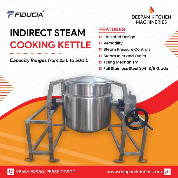 Fiducia Indirect Steam Cooking Kettle