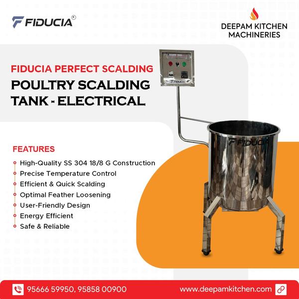 Fiducia Perfect Scalding | Poultry scaldig Tank - Electrical