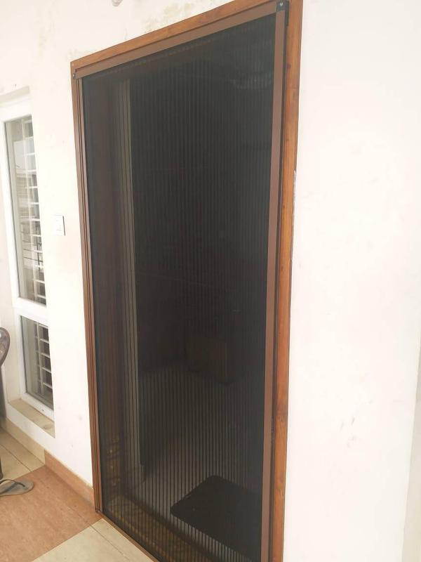 These  Mosquito net pleated are more space occupied product. It is easy to operate and convenient. it protects the insects from outside.