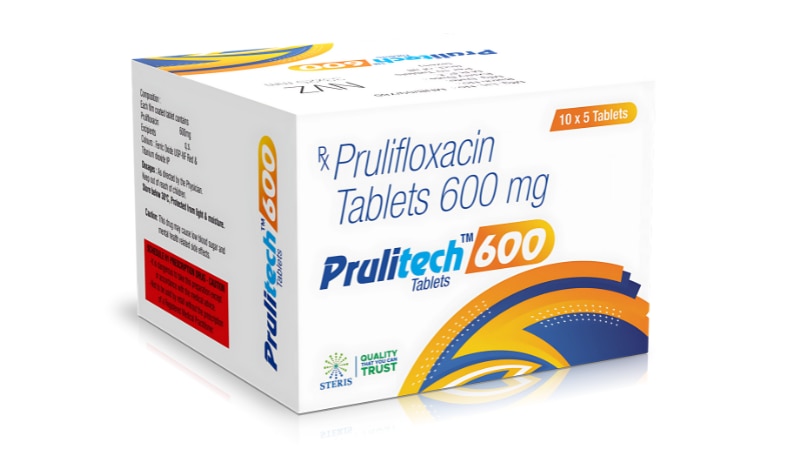 PRULIFLOX 600 Prulifloxacin (600mg)Pruliflox 600 contains the active ingredient Prulifloxacin, a broad-spectrum antibiotic used to treat bacterial infections. Here's a concise overview:Purpose: Prulifloxacin is effective against various bacterial infections, including respiratory tract infections, urinary tract infections, skin and soft tissue infections, and gastrointestinal infections.Dosage: The standard dosage of Pruliflox 600 is usually one tablet (600mg) taken orally once a day. It's important to follow the dosage prescribed by your healthcare provider.How it Works: Prulifloxacin works by inhibiting the enzymes required for bacterial DNA replication, thereby preventing the growth and spread of bacteria.Side Effects: Common side effects may include nausea, diarrhea, headache, dizziness, and abdominal pain. Serious allergic reactions are rare but possible.Precautions: Inform your doctor about any allergies or medical conditions you have before taking Pruliflox 600. Avoid consuming alcohol while on this medication.Price: Prices may vary depending on the brand and location. It's advisable to check with local pharmacies for specific pricing information.Conclusion: Pruliflox 600 is an effective antibiotic for various bacterial infections. Follow your doctor's instructions carefully for optimal results and to minimize the risk of side effects.For further information:Email: info@sterispharma.com / contact@sterispharma.comCall/WhatsApp: 7877551268, 7849827488ORDER Now: https://www.sterisonline.com/product/pruliflox-600-134048