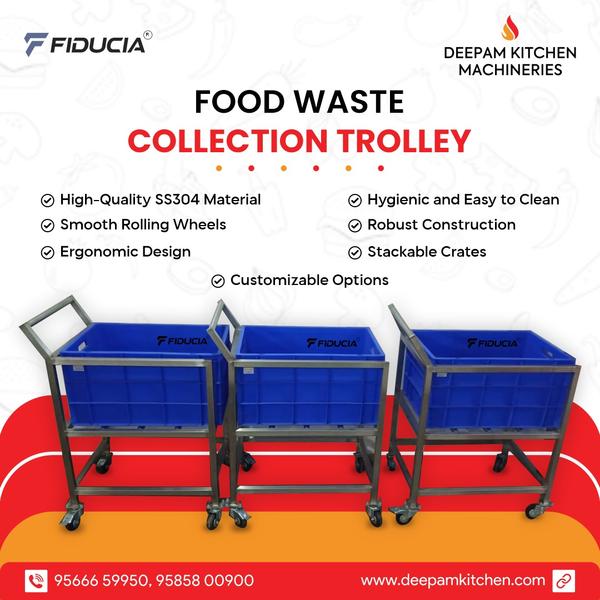 Deepam Kitchen Machineries is a manufacturer, exporter and supplier of SS Waste Collection Trolley. These products are fabricated using premium quality stainless steel 202 and 304 grade. We can customise the different sizes as per customer requirements.  These products are fabricated using premium quality raw materials sourced from our valued vendors.All the prouducts are ergonomicalluy designed to take on the toughest jobs with optimum performance. 