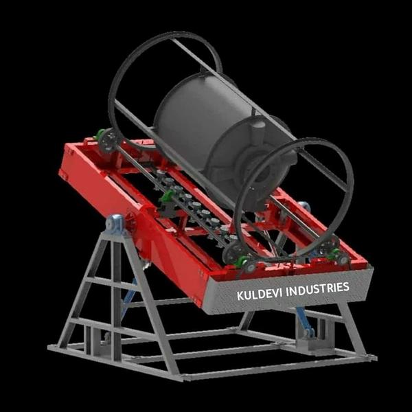 Closed Oven Roto Moulding Machine