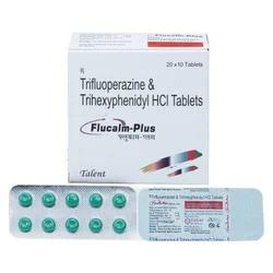 Medicine Type	AllopathicForm Of Medicine	TabletPackaging Type	BLISTERPackaging Size	10X10Type of Product Range	AnxiolyticsTrifluoperazine 5mg+Trihexyphenidyl 2mg Tablet