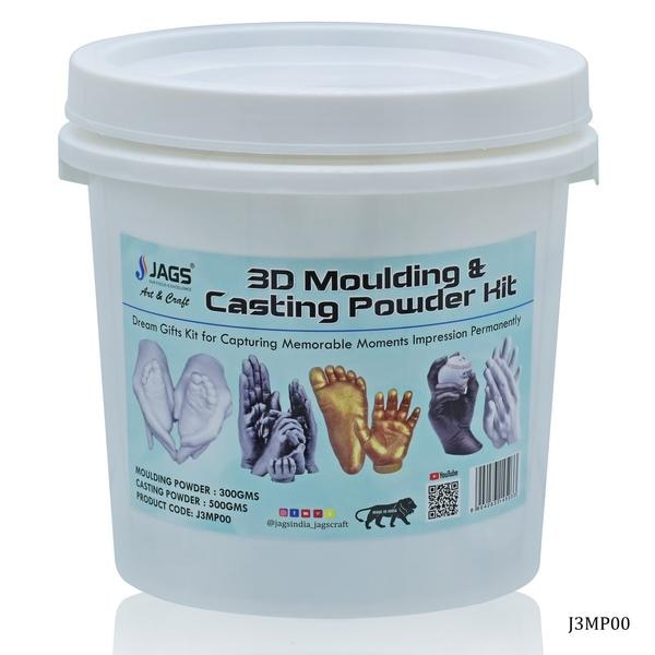 1. Material: Molding Casting Powder2. Pack Contains 300 grams of Molding powder and 500 grams of Casting Powder.3. With our moulding kit, you can create the most beautiful sculptures of anything you hold dear and preserve the memory as the years pass by.4. Each casting and mould-making step is easy and pain-free, so adults of all skill levels can complete each step quickly and easily.5. This mould captures every fine line and fingerprint and forms a stronger mould.