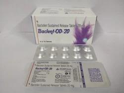 Medicine Type	AllopathicForm Of Medicine	TabletPackaging Type	ALU-ALUPackaging Size	10X10Type of Product Range	AnalgesicBaclofen -20 Mg SR Tablet