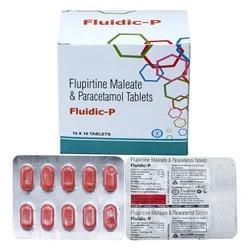 Medicine Type	AllopathicForm Of Medicine	TabletPackaging Type	BLISTERPackaging Size	10X10Type of Product Range	AnalgesicFlupirtine Maleate-100 Mg + Paracetamol IP 325 Mg Tablet
