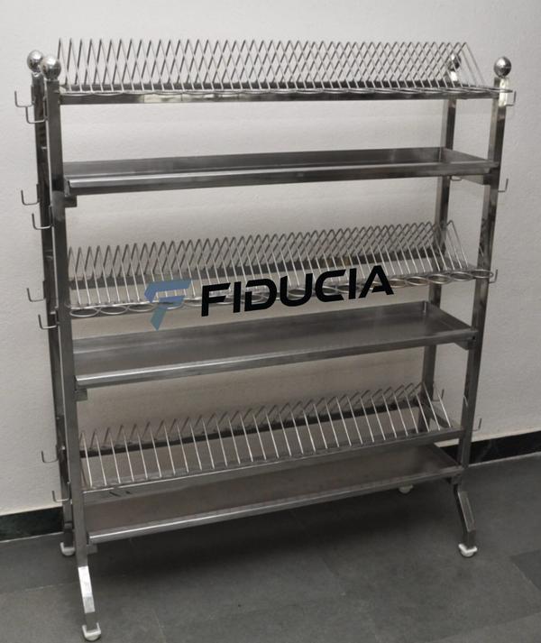 Fiducia Stainless Steel Plate Rack