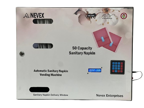 Our Sanitary Napkin Vending Machine is a smart, secure, and hygienic solution designed for modern institutions. Equipped with a pre-set password system, the machine ensures restricted access to the internal storage and settings, making it tamper-proof and reliable for public use.Whether you run a school, college, office, or public restroom, this vending machine is ideal for offering easy and discreet access to sanitary pads ensuring dignity, hygiene, and convenience for women everywhere.