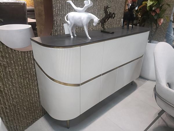 PRODUCT  - 4-door cabinet SIZE            - 160*40*90cmMATERIAL  - High-density board +                       rock board + stainless steel 