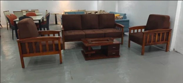 Teak Wood Sofa Set