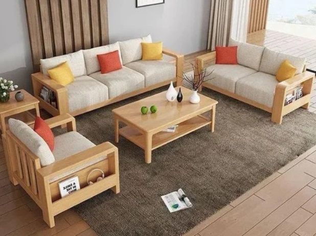 Designer Wooden Sofa Set