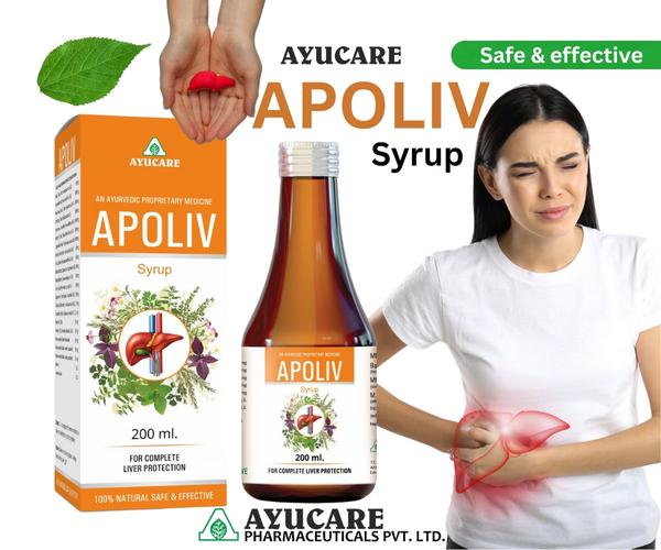Minimum Order Quantity: 48 BottlePack size 200 ml,400 mlBrand : AyucareManufacturer : AyucarePrescription/Non prescription : Non prescriptionUsage/Application : PersonalGrade Standard : Medicine GradePackaging Type : Pet BottleApoliv Syrup
