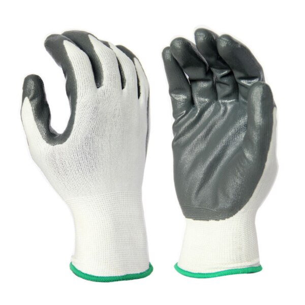 half coated gloves