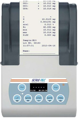 Complete automatic calibration with built inweights time & temperature with GMP-GLPrecord print out.Big graphical display.Interface: USB-B and USB-Ainterfaces thatenable data exchange with a computer anda printer, keyboard or external data storagemedia. Additionally, the balance is equippedwith a LAN interface, thanks to which thescale can be connected to a computernetwork. RS232C can be used, for example,to connect a barcode reader.The device can support a large databasethat includes information about:- users - 3 Level User password protection- products- measurements.Alibi's memory can store up to 100,000measurements. Moreover, it is possible totransmit this data to and later archive it on acomputer disk.Programmable shortcut keys (hot keys)User selectable filter, stability indicator andauto-zero tracking for use in difficultenvironment.A semi-microbalance is a type of laboratoryanalytical balance designed for Food,Materials science, Environmental science,Biomedical, Pharmaceutical, R&D, QC/QA,Chemical Industries etc....