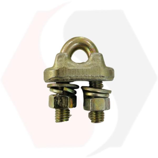 Introducing our durable Wire Rope D Clamp, the must-have tool for all your forging needs. Crafted from high-quality materials, this clamp is designed to securely hold wire rope in place during the forging process. Its unique D shape allows for easy attachment and detachment, making it ideal for a wide range of applications.Whether you're a seasoned blacksmith or just starting out, this versatile clamp is perfect for shaping and molding wire rope with precision and efficiency. Say goodbye to slipping and sliding with our reliable Wire Rope D Clamp, the ultimate tool for all your forging projects. Upgrade your workshop today and experience the difference for yourself.
