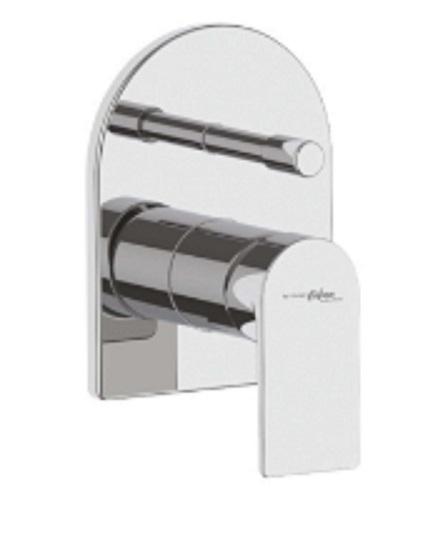 A diverter, in the context of bathroom fixtures, is a valve or mechanism that directs water flow between different outlets, such as a showerhead, hand shower, or bathtub faucet. It essentially allows you to switch between different water sources with a single control