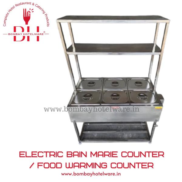 Electric Bain Marie Counter / Food Warming Counter