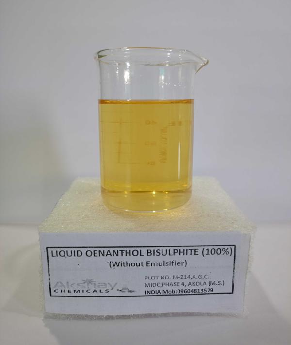 Liquid Bio Fungicide 100% ( Technical Liquid Without Emulsifier) *Antifungal And Antibacterial* Benefits: 🔹 Control all kind of fungal and bacterial Diseases Like 🔹 Preventive and curative: It exhibits strong fungicide activity by inhibiting spore germination. It helps to prevent and cure large no of fungal and bacterial diseases like Tikka Disease, Rust, Blight, Downy Mildew, Powdery Mildew, Damping Off, Root Rot, Gummosis, Anthracnose, Pythium, Oily Spot, Canker etc.…🔹 Eco- friendly Non-residual, 100% Bio based fungicide.🔹 Compatible with most of all pesticide/fungicide/PGR. 🔹 Dose: Foliar Spray: Mix 5-6 ml in 15 liter water. 🔹 Drip & Drenching: 75-100 ml per Acre. 🔹 Packing Available: 50kg/200kg Drum 🔹 Shelf Life: 3 years under proper storage condition.#Manufacturer #Supplier #Trader #Distributer of #Oenanthol-Bisulphate-Fungicide #Oenanthol-Bisulphite-Fungicide #Oenanthol-Bisulphate-98% #Oenanthol-Bisulphate-20% #Fungicide, #Organic #Natural #Bio #Plant Fungicide offered by AKSHAY CHEMICALS, AKOLA, India #Oenantholbisulphate #Oenantholbisulphate98 #Oenantholbisulphate98Powder #Oenantholbisulphate20#Oenantholbisulphate20Powder #Oenantholbisulphateliquid #Oenantholbisulphatepowder #Oenantholbisulphite #Oenantholbisulphite98 #Oenantholbisulphite98Powder #Oenantholbisulphite20 #Oenantholbisulphite20Powder #Oenantholbisulphitepowder #Oenantholliquid #Oenantholpowder #Organicfungicide #Organicfungicide20 #Organicfungicide20 #Organicfungicide98 #Organicfungicide98 #Organicfungicidepowder #Organicfungicideliquid #Biofungicide #Biofungicidepowder #Biofungicideliquid#Liquidbiofungicide20 #Liquidbiofungicide100 #Heptaldehyde #Undecylenicacid #Heptanal #UndecenoicAcid #MethylUndecylenate #ZincUndecylenate #CalciumUndecylenate #HeptanoicAcid #RicinoleicAcid #ZincRicinoleate #MethylRicinoleate #CrudeGlycerine #BlackCastorOil