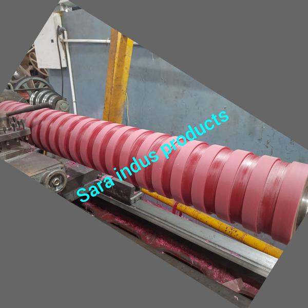 Precision rubber-lined rollers are rollers that have been coated with a layer of rubber to improvetheir performance, durability, and resistance to various environmental factors. These rollers arecommonly used in industries that require high precision, such as printing, conveyor systems, papermills, food processing, textile manufacturing, and material handling. The rubber lining is designedto meet specific functional needs, including enhancing friction, reducing wear, providing shockabsorption, and improving surface grip.APPLICATIONS :Printing IndustryConveyor SystemsTextile IndustryPrice is mentioned approximately