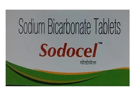 Sodium Bicarbonate Tablets UspGet Latest PriceBrand	SodocelPackaging Size	BoxForm	TabletComposition	Sodium Bicarbonate (500mg)Manufacture By	Celera Healthcare Pvt. Ltd.Strength:	500mgINTRODUCTIONSodocel 500mg Tablet is used in the treatment of Indigestion. It is an antacid that is used to relieve acid indigestion, heartburn, and gas.Sodocel 500mg Tablet relieves irritation by producing carbon dioxide which neutralizes the acid present in the stomach. It also increases the pH of blood and urine, thereby correcting acid indigestion, heartburn. Additionally, it helps in the removal of toxic substances from the body in certain types of poisoning.Sodocel 500mg Tablet may be taken with or without food in a dose and duration as advised by the doctor. Excessive intake may cause electrolyte imbalance leading to unwanted side effects such as stomach cramps and flatulence. Keep taking this medicine for as long as your doctor recommends. If you stop treatment too early your symptoms may come back and your condition may worsen. Let your doctor know about all other medications you are taking as some may affect, or be affected by this medicine.It is important to consult a doctor before taking Sodocel 500mg Tablet if you are suffering from stomach and kidney disease. Pregnant or breastfeeding women should also consult their doctor before taking this medicine.USES OF SODOCEL TABLETTreatment of IndigestionBENEFITS OF SODOCEL TABLETIn Treatment of IndigestionIndigestion is a feeling of discomfort or a burning sensation in the upper part of your stomach. It also causes stomach pain and a feeling of fullness. Sodocel 500mg Tablet treats indigestion and thus gives relief from its symptoms by reducing the amount of acid in the stomach. Sodocel 500mg Tablet also gives relief from excess gas by breaking trapped gas and allows its easy passage. Take Sodocel 500mg Tablet as prescribed by the doctor. Think about what foods trigger indigestion and try to avoid them; eat smaller, more frequent meals; try to lose weight if you are overweight, and try to find ways to relax. Avoid eating within 3-4 hours of going to bed.SIDE EFFECTS OF SODOCEL TABLETMost side effects do not require any medical attention and disappear as your body adjusts to the medicine. Consult your doctor if they persist or if you’re worried about themCommon side effects of SodocelStomach crampFlatulence